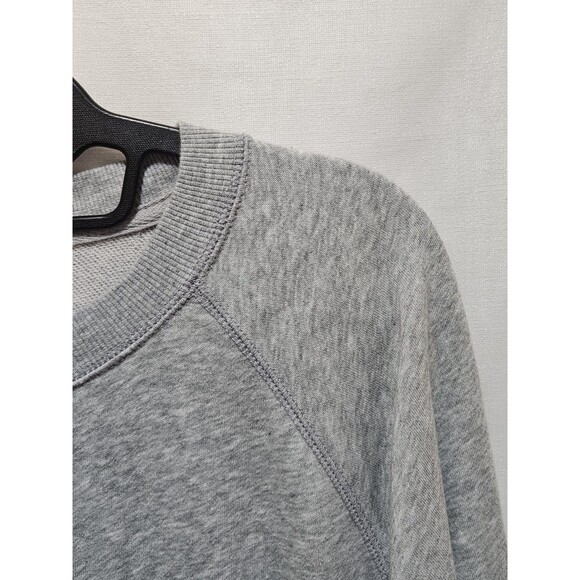 Old Navy Womens Medium Gray Sweater Cropped Palm Trees Coastal Paradise Tropical - Picture 8 of 16